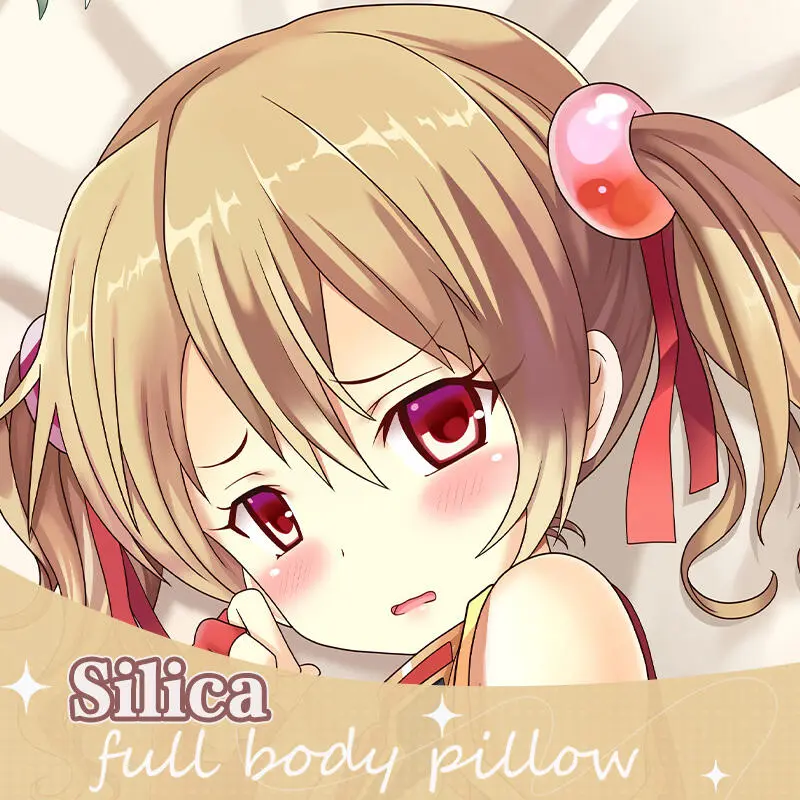 Anime Dakimakura Japanese Otaku Waifu Life Size Doublesided Print Hugging Body Pillov Cover Sword Art Online Silica