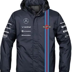 Williams Martini Racing Team Waterproof Jacket Navy Coats
