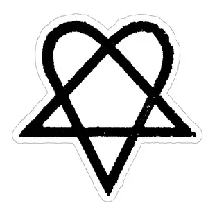 Single Die-Cut Sticker - HEARTAGRAM