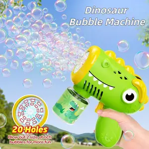 Boys Toys for 3 Year Old Bubble Gun Machine, Handheld Bubble Maker, Kids Toys Birthday Gifts for Boy Girls Valentines Easter Outdoor Automatic Dinosaur Bubble Machine Blower for Kids Summer Indoor Outdoor Toys Birthday Wedding Party Gift