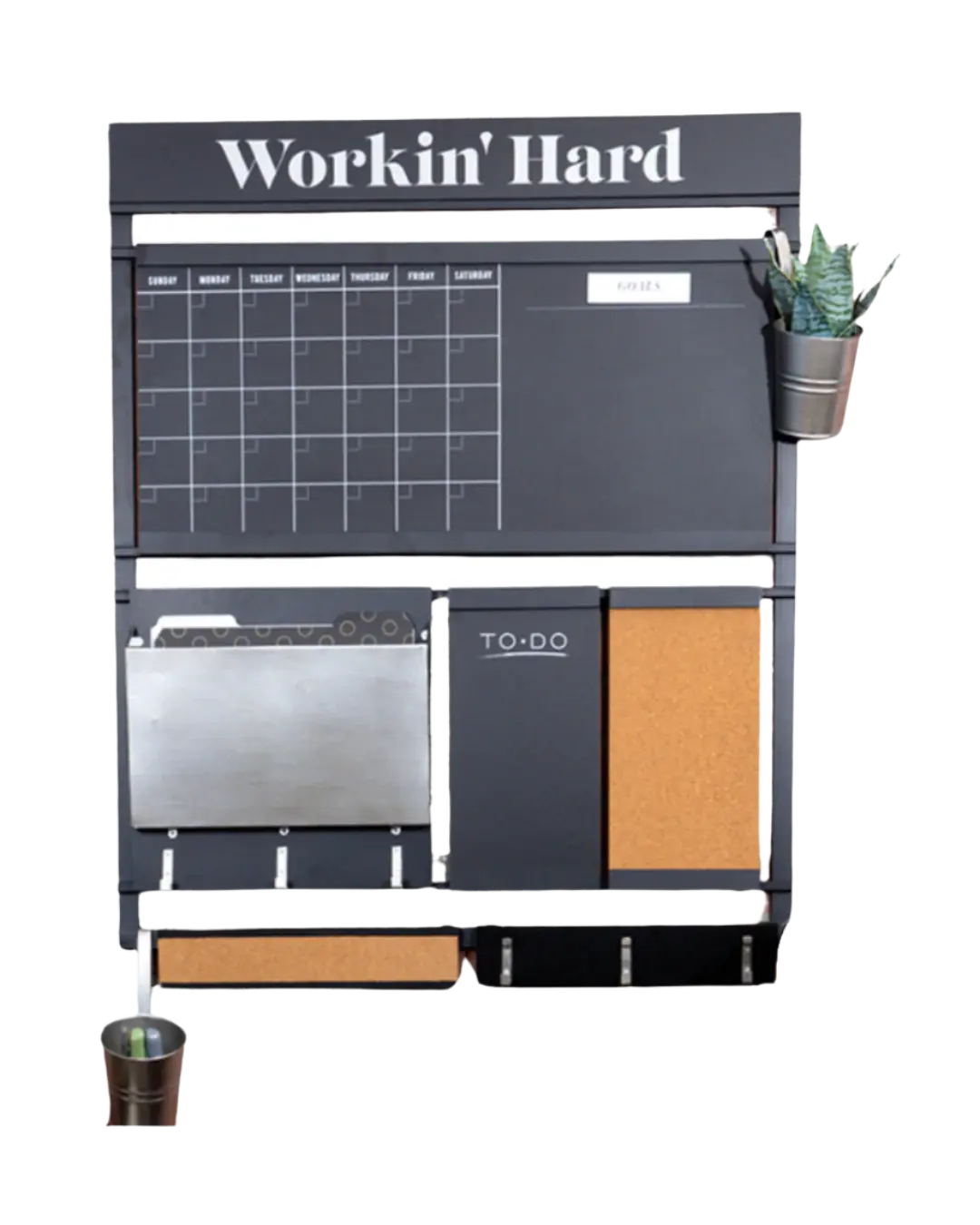 THE GRAYSON Wall Organizer by 1THRIVE | Home Organization | Home Schooling | Command Center | Home Office