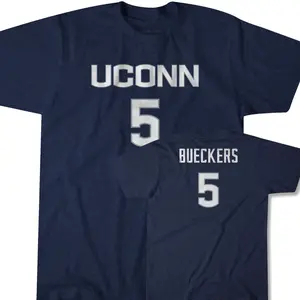 UConn Bueckers #5 T-Shirt, Paige Bueckers Basketball Jersey Style Tee, Women’s Basketball Fan Shirt, College Sports Apparel for Men Women Fans