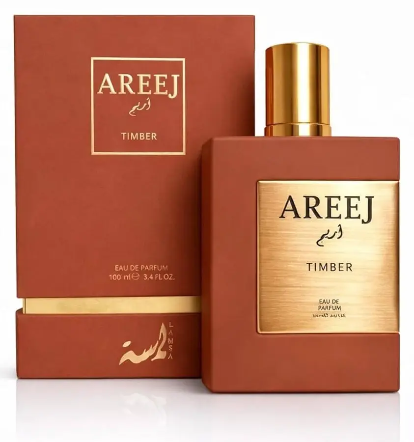 ARABIC PERFUME Timber Eau de Parfum 100ml - Luxurious Fragrance for Men - 3.4 fl oz - Elegant Packaging