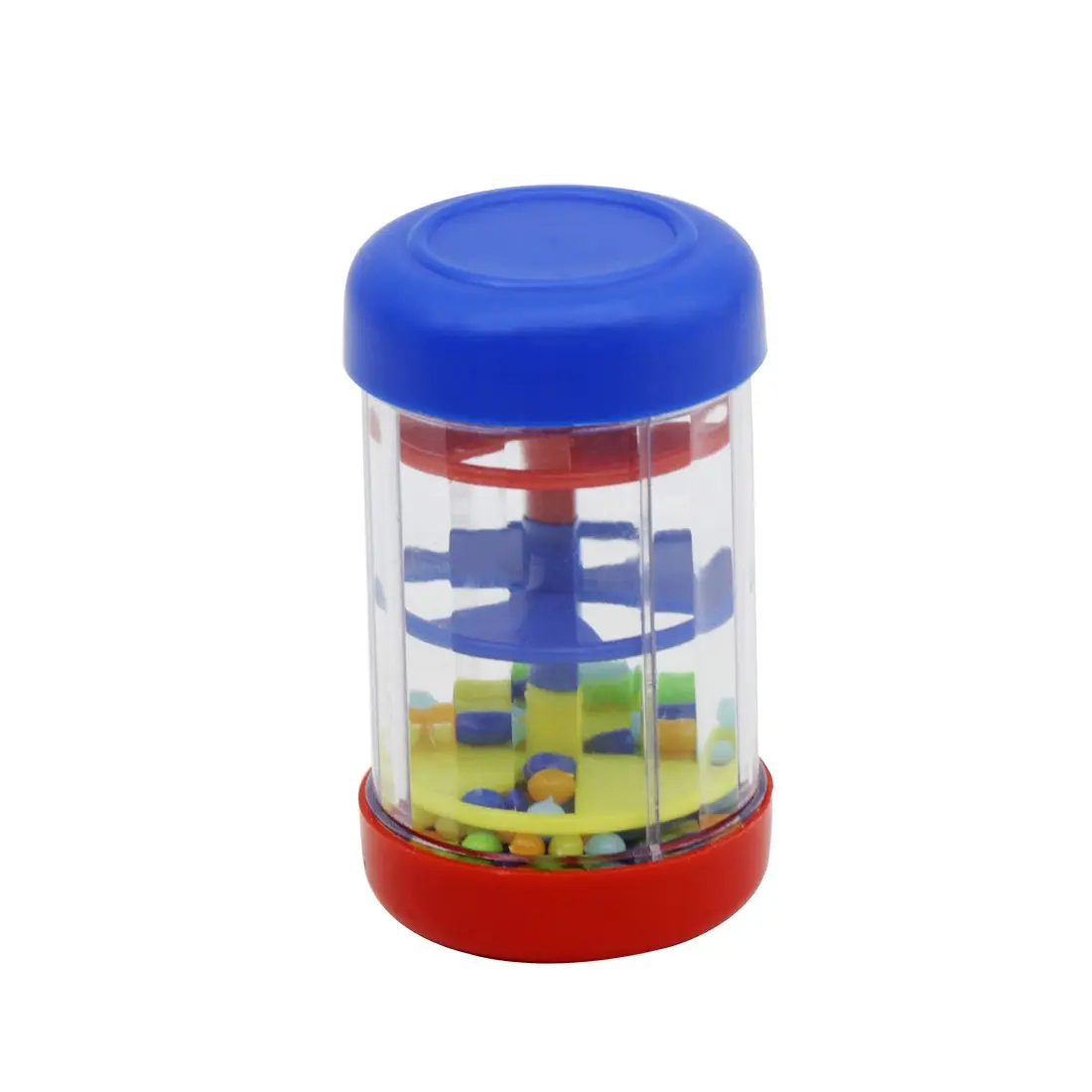 Single-Section Dual-Tone Rainstick Rain Sound Maker Tube Hourglass  Effect Children's Toy for Music Learning Holiday Adult Gift