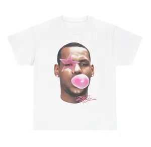 LeBubbleGum Vintage Goat Basketball Tee Casual Cotton Menswear Retro Shirt T-Shirt Top Graphic Underwear Tshirt Streetwear Shortsleeve