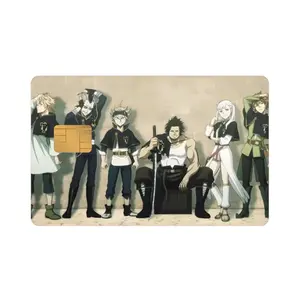 Black Clover Black Bulls Asta Yuno Yami Charmy Selfie Grey Finral Gordon Lucky Gauche Noelle Magna Vanessa Anime Credit Card Sticker