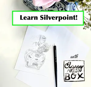 Art Kit - Silverpoint Drawing Art Class in a Box