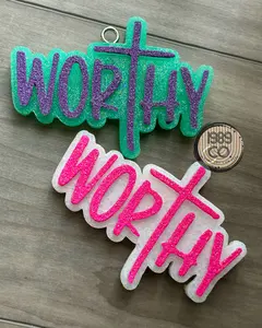 Worthy Car Freshie Worthy Car Freshie