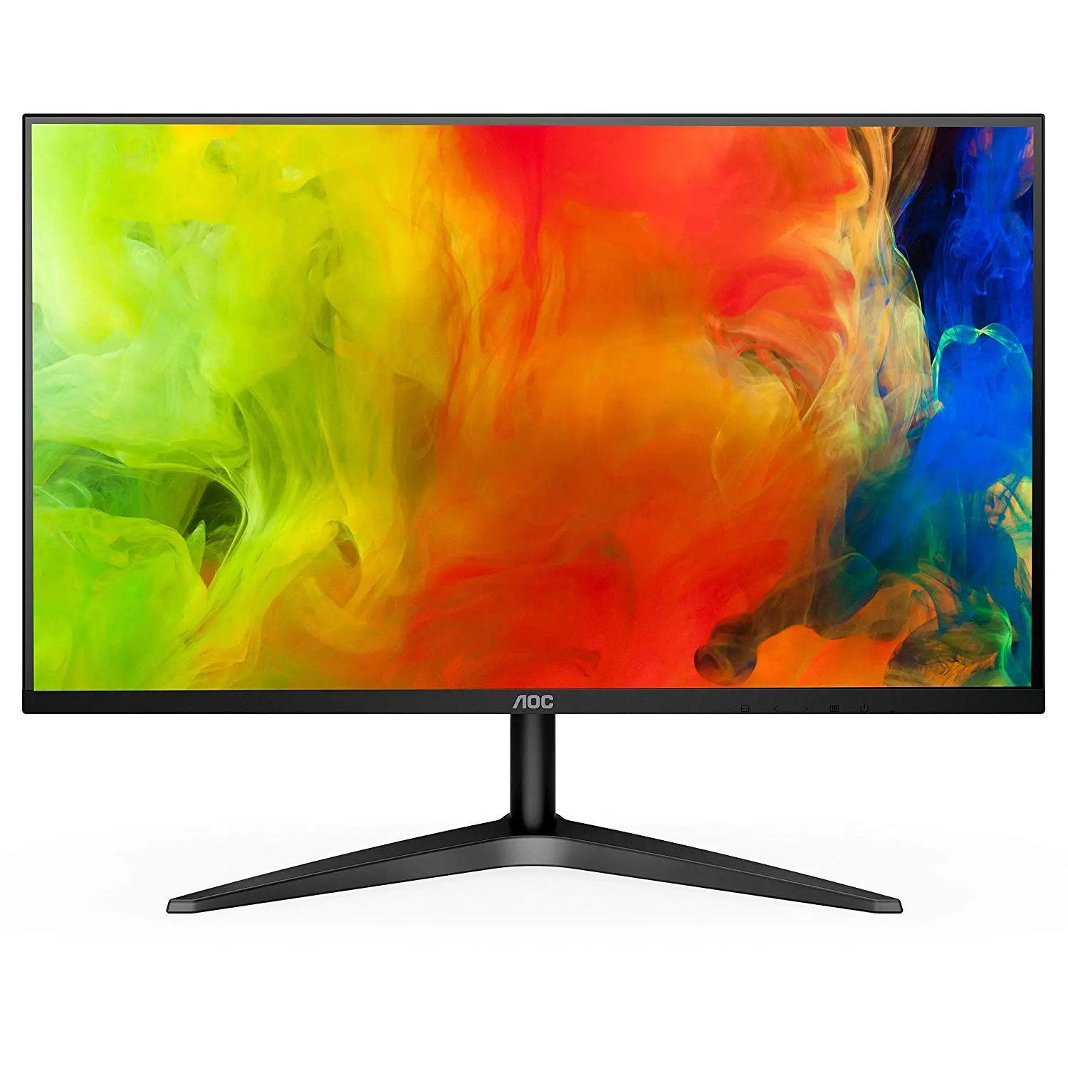 AOC 27B1H 27" IPS LED FullHD Monitor - 3-sided frameless design, AOC flicker-free technology, ClearVision, analog or standard definition (SD) source, comfortable long-term use