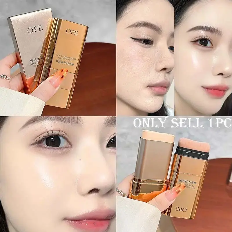 Hydrating Foundation Stick Moisturizing Formula Non-drying Buildable Coverage Natural Finish Makeup for Dry Skin