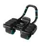4-Wheel Abdominal Wheel Roller with Elbow Support and Phone Holder, Core Training Ab Roller for Men and Women, Ab Roller Wheel