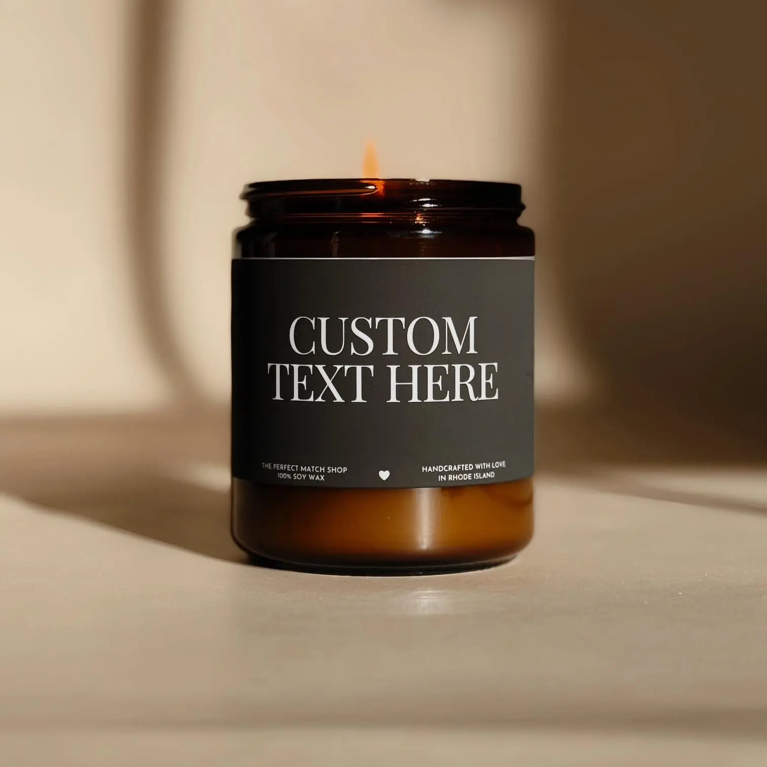 Custom candle - Firefighter retirement gift - Police Retirement - Custom Logo Candle - Anniversary gift for him - Custom wedding gifts