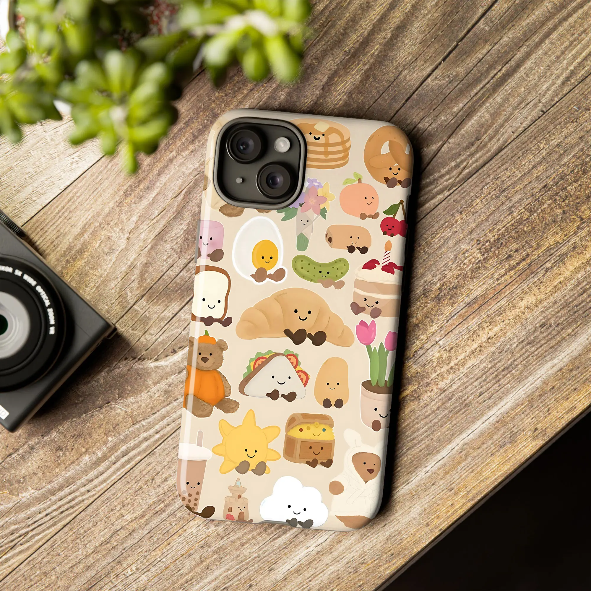 Cute Jelly Cat Phone Case Kawaii Food Friends Phone Cover For iPhone 17 16 15 14 Cute Jelly Cat Phone Case Kawaii Food Friends Phone Cover For iPhone 17 16 15 14