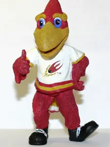Elon University Christmas Ornament – Elon Phoenix Mascot Holiday Tree Decoration