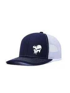 Unisex Baseball Cap with Skull Printing, Mesh Design, Adjustable Fit, Ideal for Men & Women, Perfect for Casual Outdoors, Dome Mesh Cap