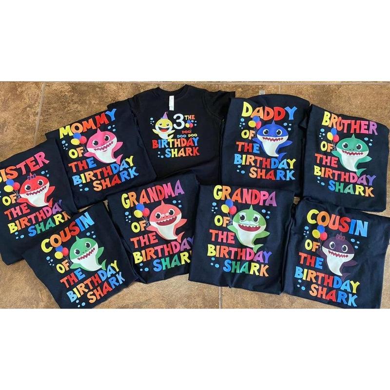 Baby Shark Birthday Bundle T-Shirts