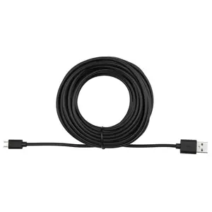 25 ft  USB  Replacement for  Cam, Nest Camera - Extra Long Extension Power Cord (Black)