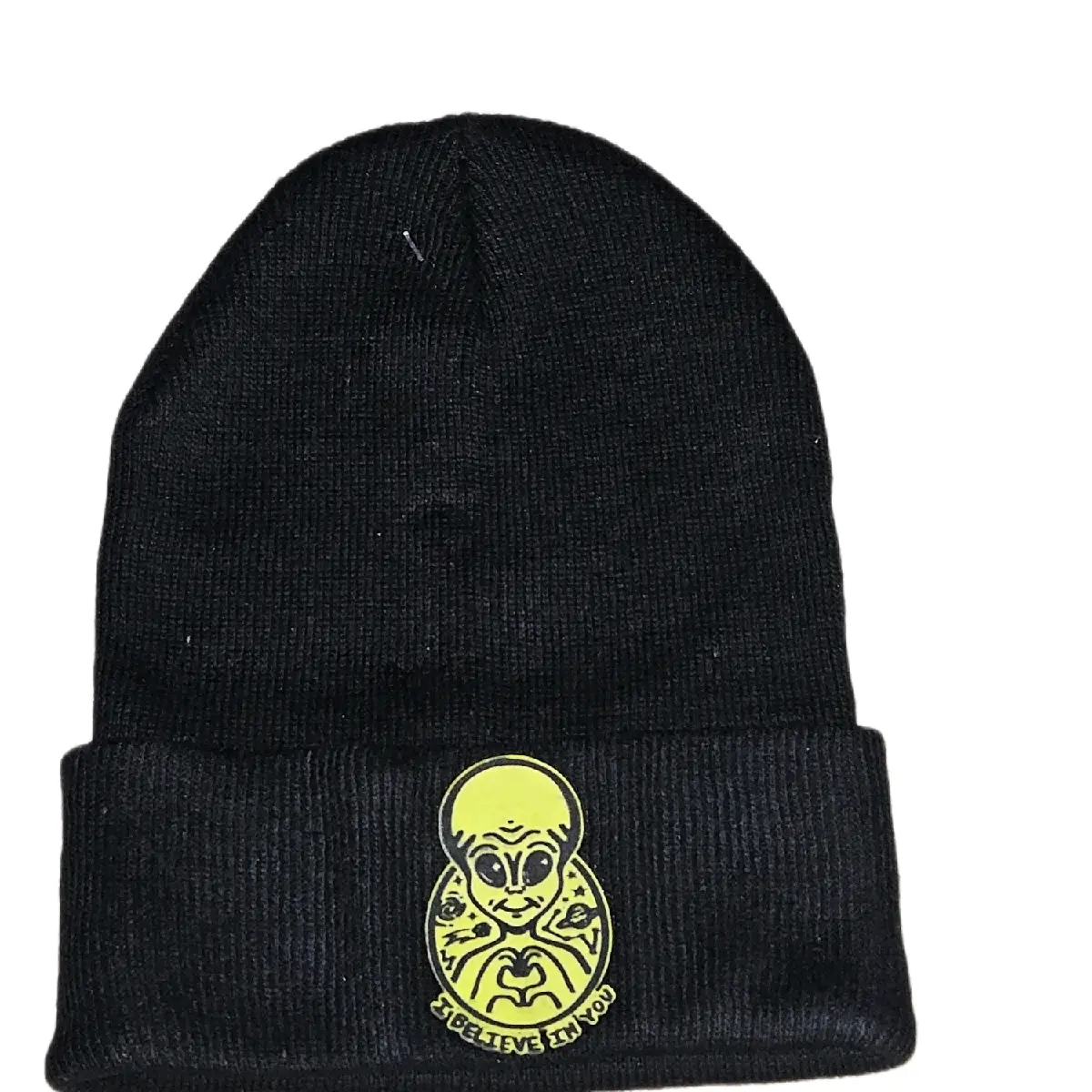 Alien 'I Believe In You' Knitted Beanie Hat for Men and Women