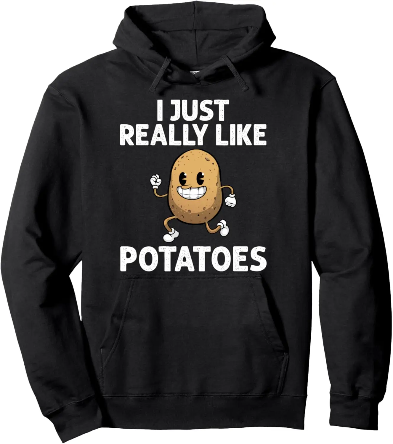 Funny Potato Art For Men Women Potato Novelty Potato Lover Pullover Hoodie 3