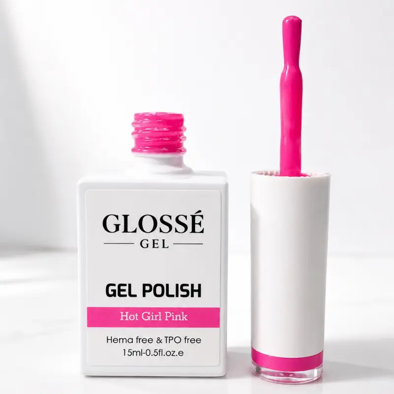 Glossé Gel Hot Girl Pink 15 ML Hema & Tpo free