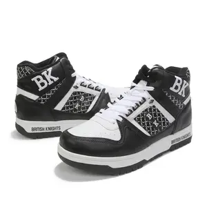 British Knights BK Sneakers Retro Basketball Sneakers Premium Faux Leather Upper Ideal For Everyday Weardurable Constru Fashionction For Long-Lasting Style New Rocks Shoes Spring Casual Boy Easter gift