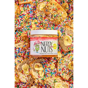Birthday Banana Bread Peanut Butter Treat