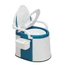 Portable Toilet Seat with Tidy TP Holder, Anti-Slip Strip, Leather Cushion - Portable Toilets Accessory for RV & Home Improvement Bathroom Fixtures,home decor