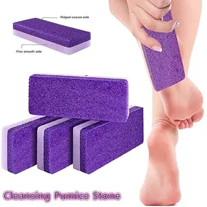 3pcs Reusable Foot Pumice Sponge Stones for Foot Care, Callus Exfoliator, Hard Skin Remover, Pedicure Scrubber, And Manicure Tools