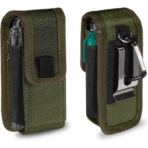 Multifunctional Tool Sheath EDC Pouch Compatible with Leatherman Wave Plus Wingman Surge Rebar Multifunctional Belt Clip Tool Storage Bag Practical Tactical Waist Bag Camping Hiking Pocket Storage Box