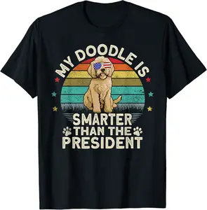 Mini Golden Doodle Owner Cute Dog Family Mini Goldendoodle T-Shirt - Winniekemo Shop 23B0CHQWHB8L