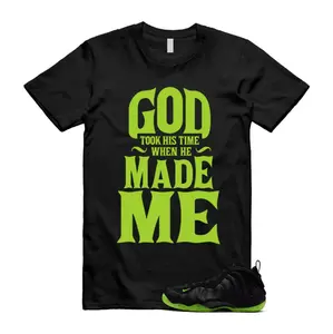 Foamposite Volt Black Unisex Shirt, Foamposite One Volt Black Outfit, 100% Cotton, Gildan 5000 Unisex Shirt, Black Graphic Tee Men, Menswear