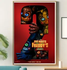 Five Nights at Freddy's 2 Film Poster, High Quality Paper Print, Popular Poster Prints for Wall Aesthetic Decor
