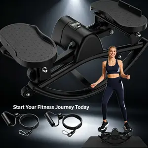 Mini Rocking Stepper Machine for Home - Side Step Fitness Equipment with Built-In Counter, 330 lbs Capacity, Easy Cardio