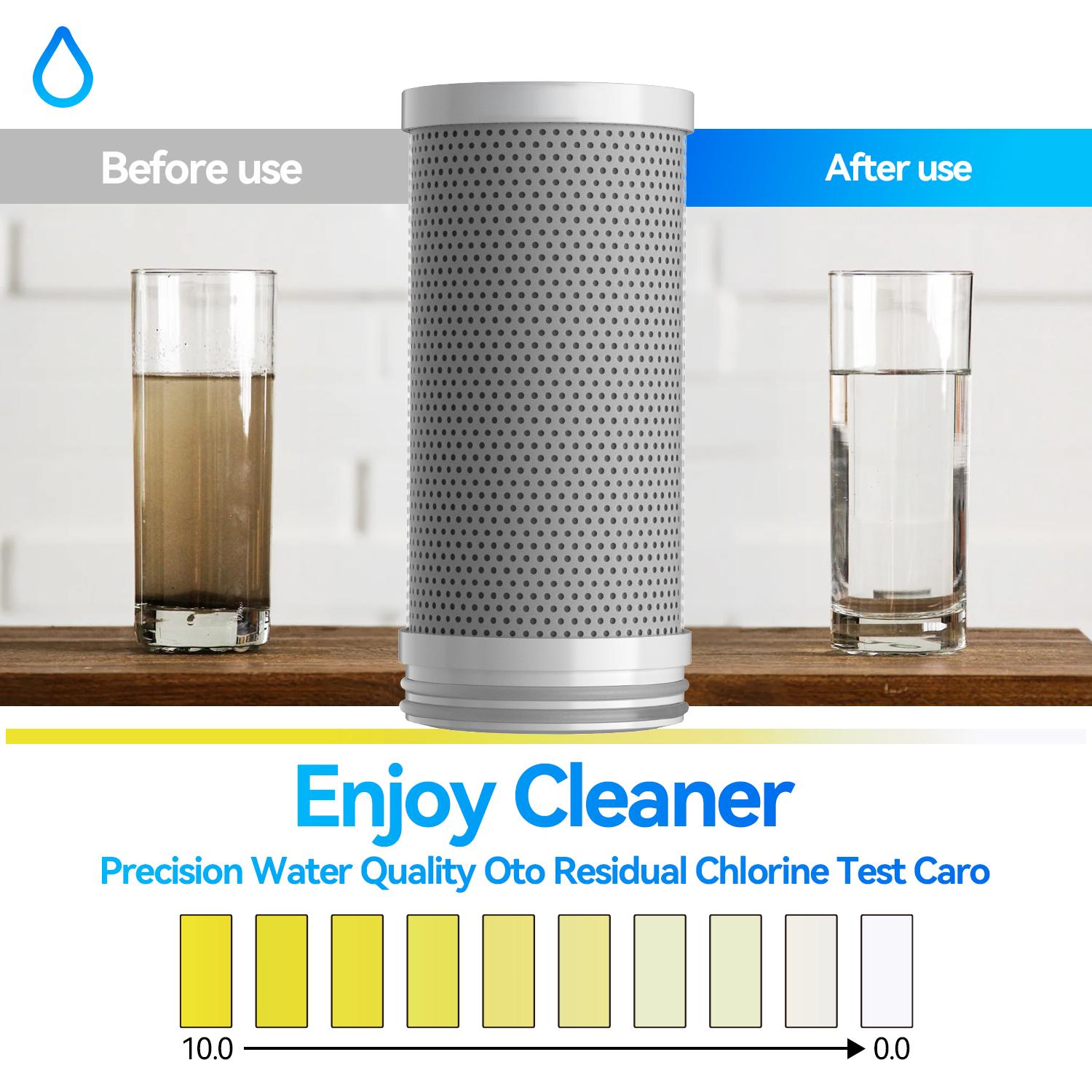 Visible Temperature Water Tap Purifier for Home Direct Drinking, Kitchen Front Filter, Dual Outlet Water Filter
