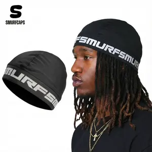 Unisex Fit Breathable Dri-Fit Skully Cap, Smurf Logo Accent, Soft and Lightweight for Everyday Wear