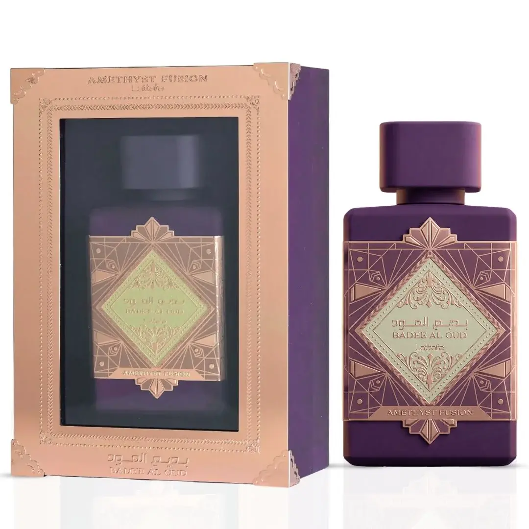 Bade'e Al Oud Amethyst Fusion Eau de Parfum Spray 100ml (3.4 oz) by Lattafa Bade'e Al Oud Amethyst Fusion Eau de Parfum Spray 100ml (3.4 oz) by Lattafa