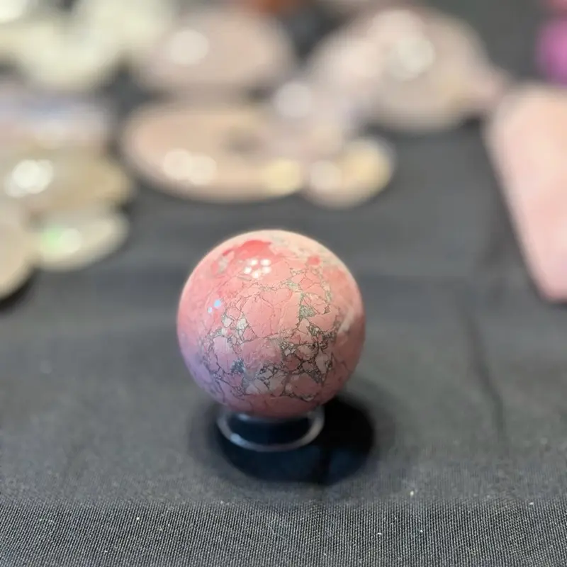 Rhodonite Sphere