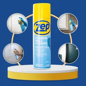 Zep ZUFWC18 Foaming Wall Cleaner, 18 oz, Clear