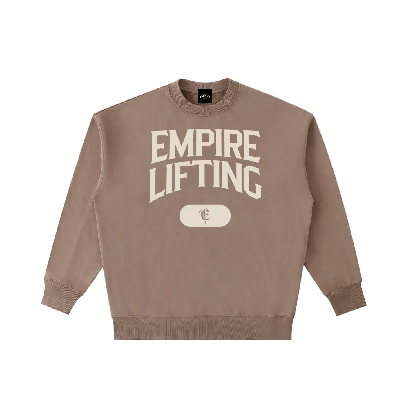 Lifting sweater tan
