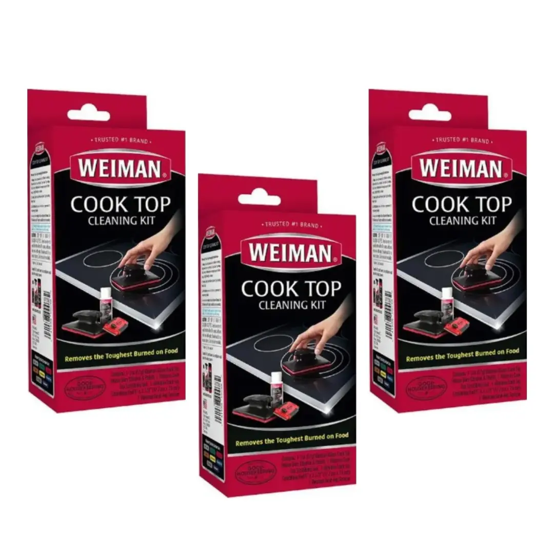 Household Cleaner Glass Cook Top Cleaning Kit, 2 oz (3 Pack)