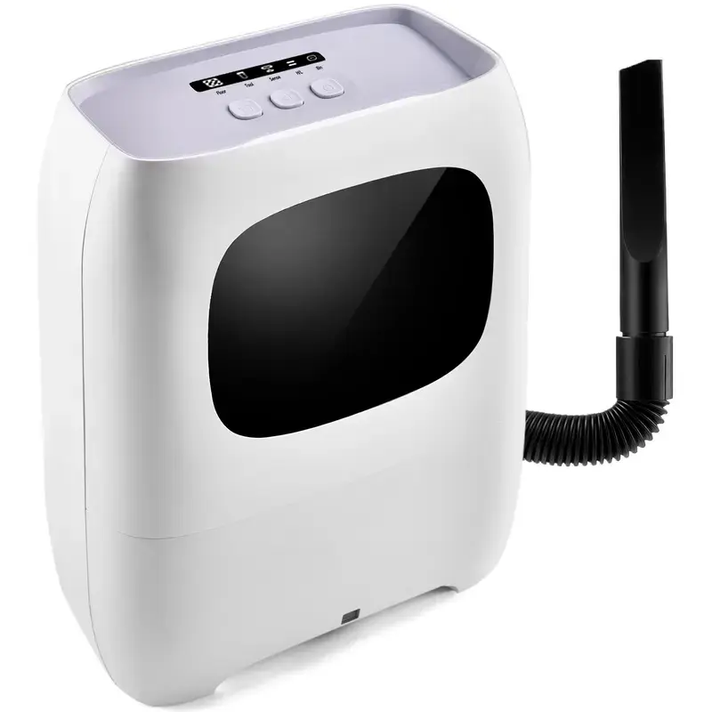 Automatic Touchless Vacuum Dustpan - Great for Sweeping Pet Hair Food Dirt Kitchen - Ultra Fast & Powerful, No More Bending Down, Bagless, Corded, Automatic Sensors