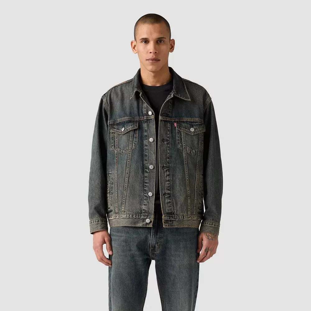 Levi's Men's Relaxed Fit Trucker Jacket - Cocoa Butter XXL Levi's Men's Relaxed Fit Trucker Jacket - Cocoa Butter XXL