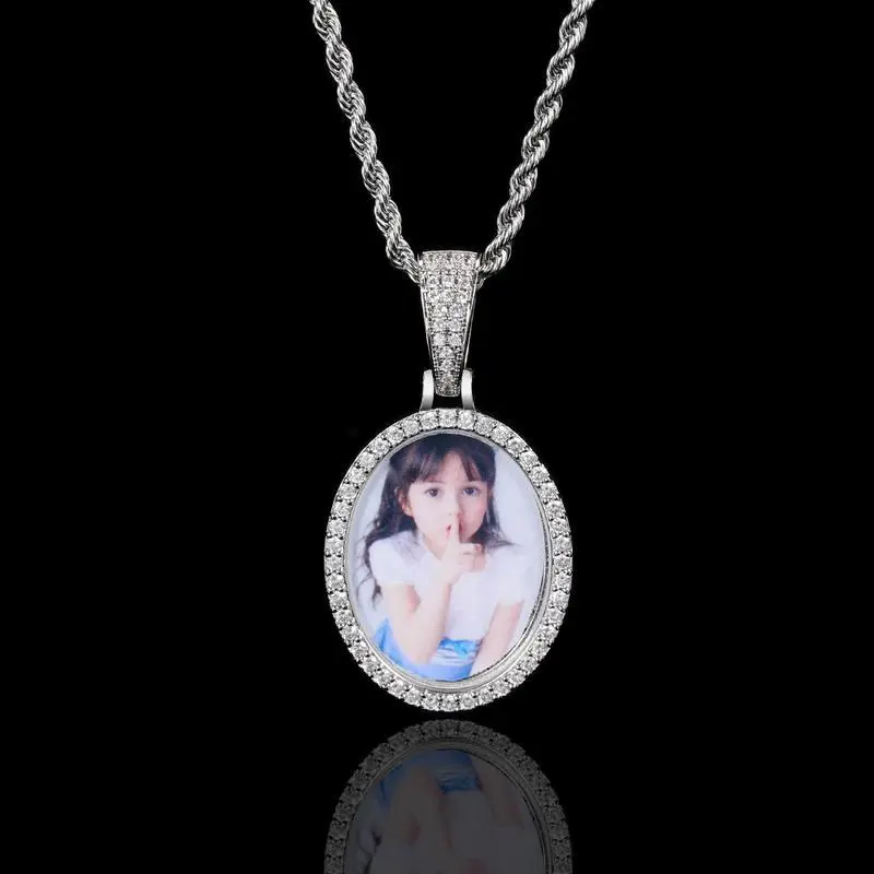 Custom Photo Necklace for Men Medallions Picture Pendant Solid Back AAAA Zircon Hip Hop Jewelry(Please send a DIY picture to customer service) Custom Photo Necklace for Men Medallions Picture Pendant Solid Back AAAA Zircon Hip Hop Jewelry(Please send a DIY picture to customer service)