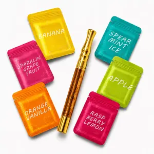 Flavored Air Inhaler Aroma Stick, Flavored Aroma Air Stick, Sugar-Free Non-Electronic Scent Stick, Reusable Pocket Daily Aroma Accessory 6 Flavor Air Stick, Banana Mint Grapefruit Apple Orange Vanilla Lemon, Portable Flavor Scent Stick for Work & Travel