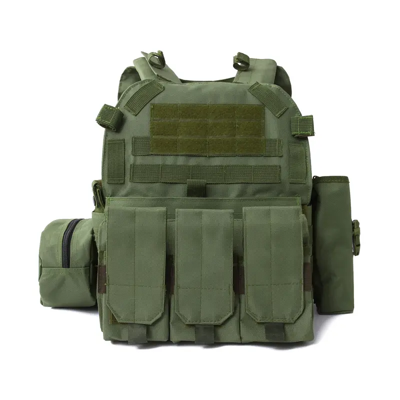 Men's Tactical Chest Vest, Lightweight Low-Profile Modular Rig in Breathable Mesh, Adjustable with MOLLE for Training & Airsoft, Modular Vest