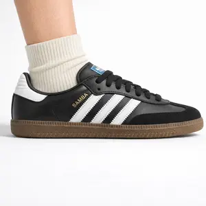 Adidas Originals Women's Black Samba OG Sneakers, IG9031 (No Box)
