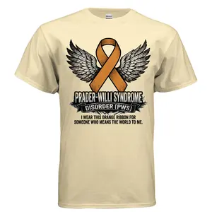 Prader-Willi Syndrome Awareness T-Shirt | Mental Health Awareness | Invisible Illness Support | Self Care & Emotional Wellness Apparel