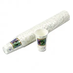 Dixie  Hot Cups Paper Eight Ounces Coffee Dreams Design 500 Per Carton