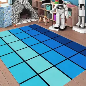 Cartoon Pattern Area Rug, 1 Count Non-slip Soft Floor Mat, Rectangle Home Decorative Carpet for Living Room Bedroom Nursery, Room Decor
