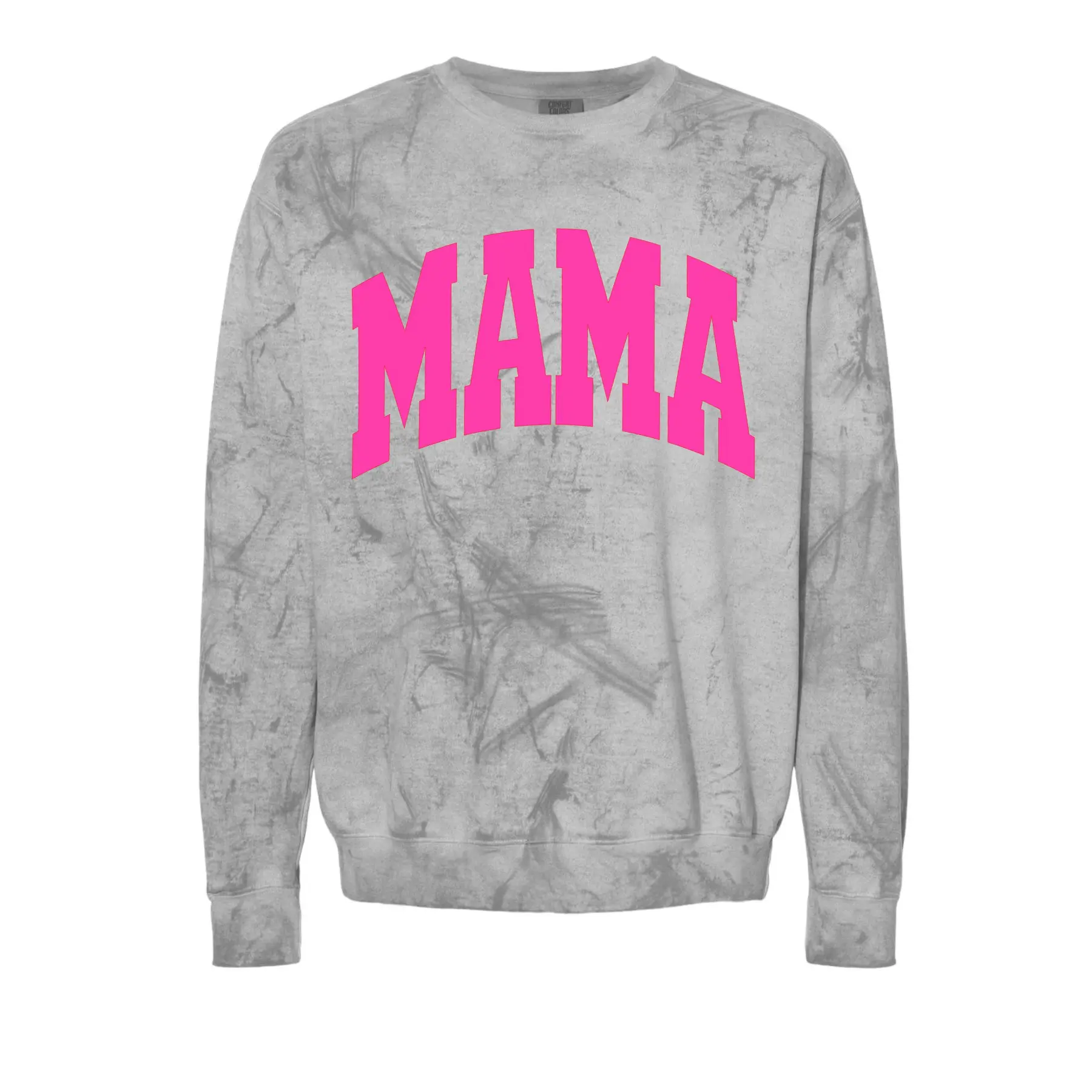 Mama Puff Print Colorblast Sweatshirts